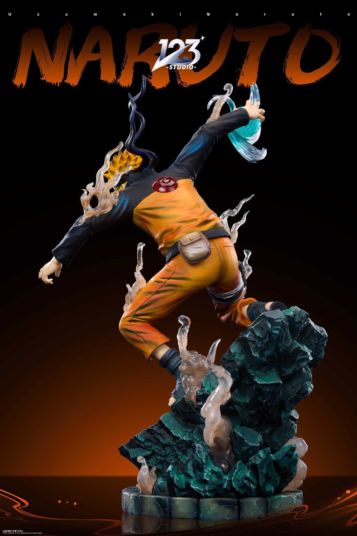 Estatuilla Naruto | Naruto Uzumaki GK Statue | 123 Studio | Tienda Anime | Tico Ofertas