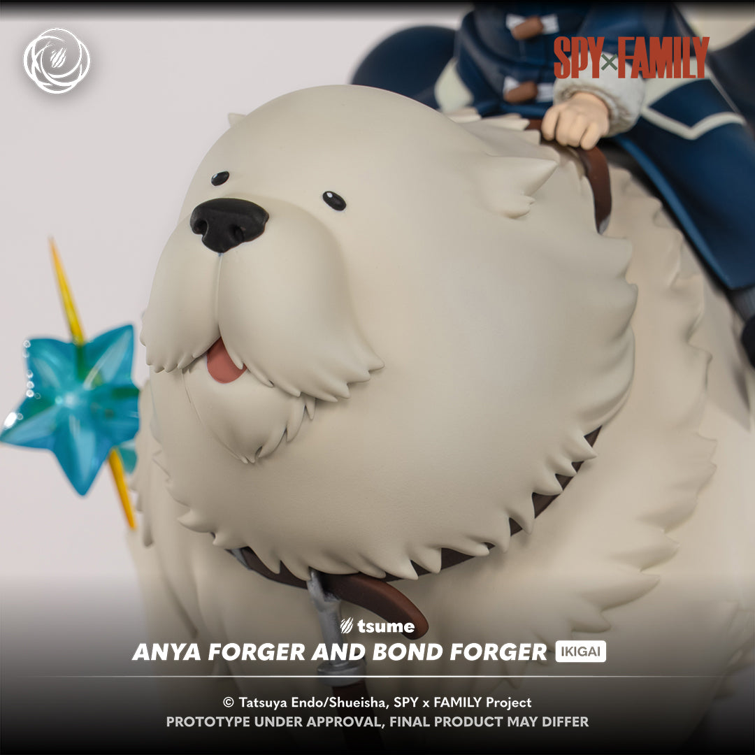 Estatuilla SPY x FAMILY | Anya Forger & Bond Forger Ikigai 1/6 Licensed Statue | Tsume Studio | Tienda Anime | Tico Ofertas