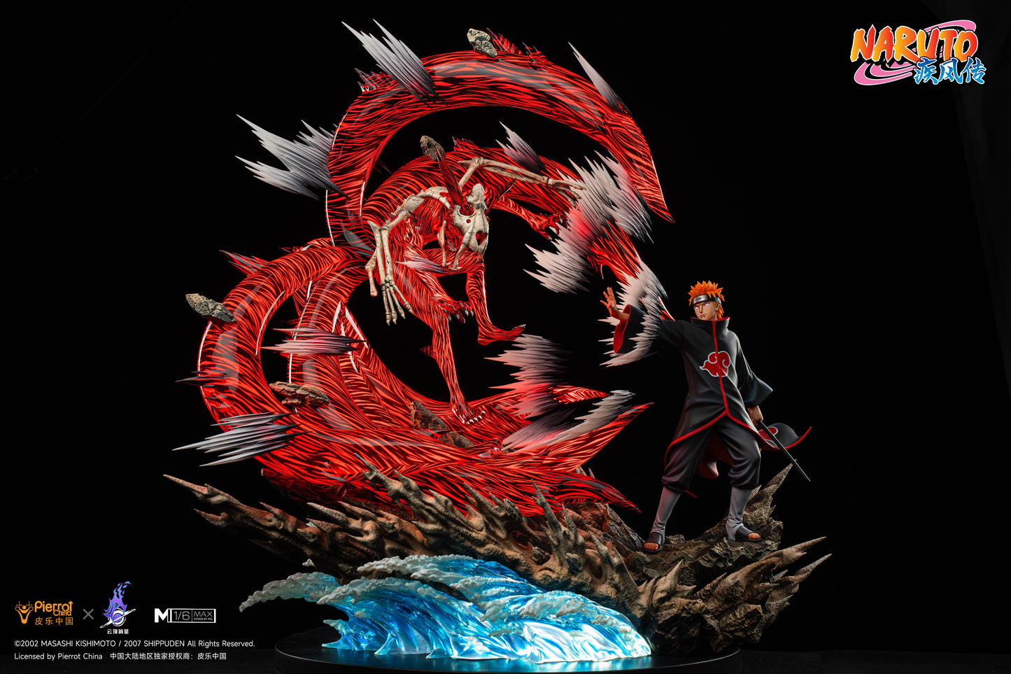 Estatuilla Naruto Shippuden | Tendo 1/6 Licensed Statue LED | Pickstar Studio | Tienda Anime | Tico Ofertas