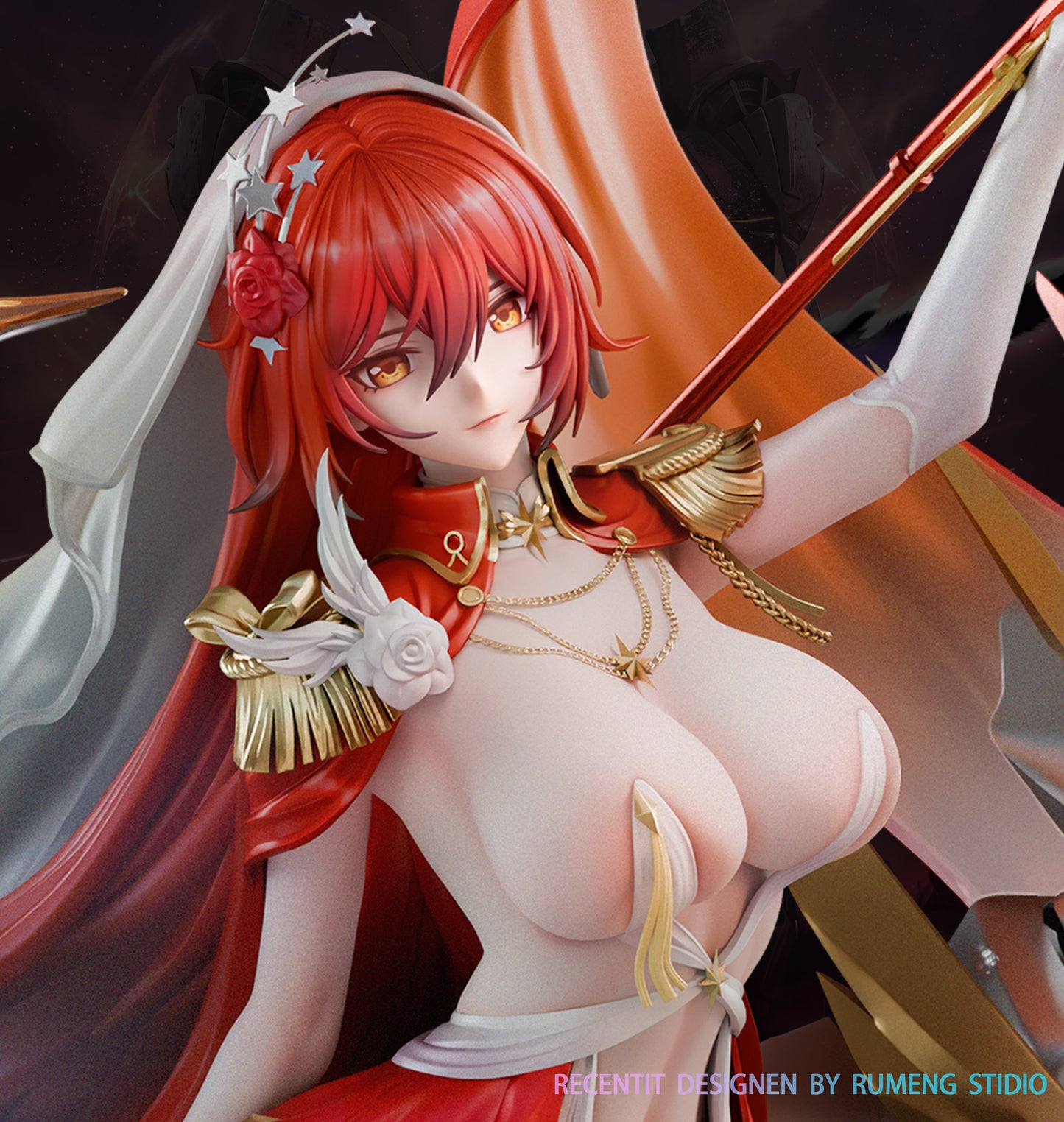 Estatuilla Honkai: Star Rail | Himeko Nova | Rumeng Studio | Tienda Anime | Tico Ofertas