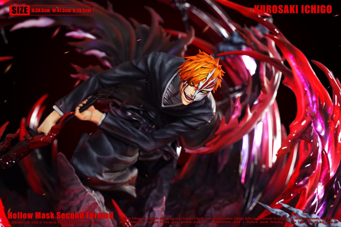 Estatuilla Bleach | Ichigo Kurosaki – Máscara Hollow | HXHENG Studio x CHENG Studio | Tienda Anime | Tico Ofertas