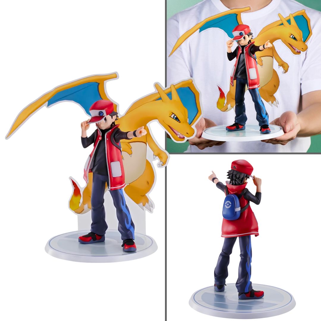 Estatuilla Pokémon Masters EX | Sygna Suit Red & Charizard | Tienda Anime | Tico Ofertas