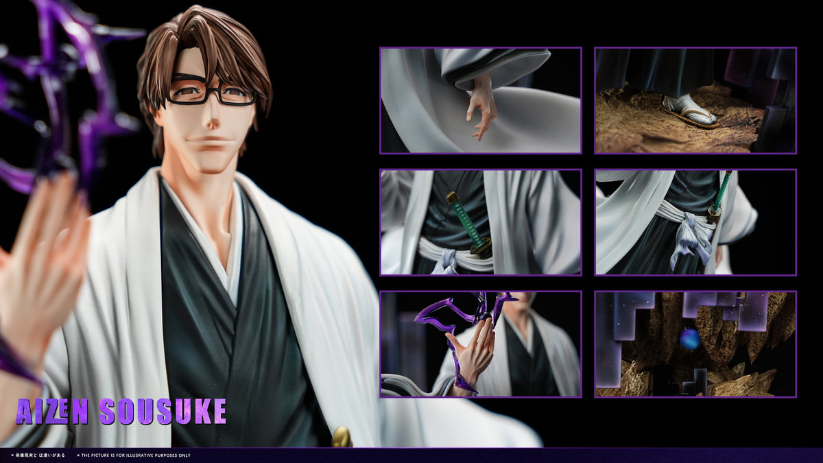 Estatuilla Bleach | Sōsuke Aizen | LBS Studio | Tienda Anime | Tico Ofertas