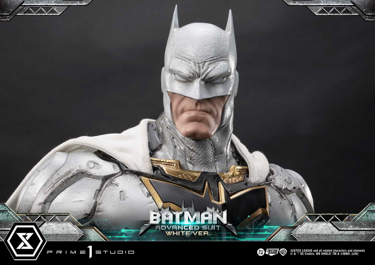 Estatuilla DC Comics – Justice League | Batman Traje Avanzado Versión Blanca | Prime 1 Studio | Tienda Anime | Tico Ofertas