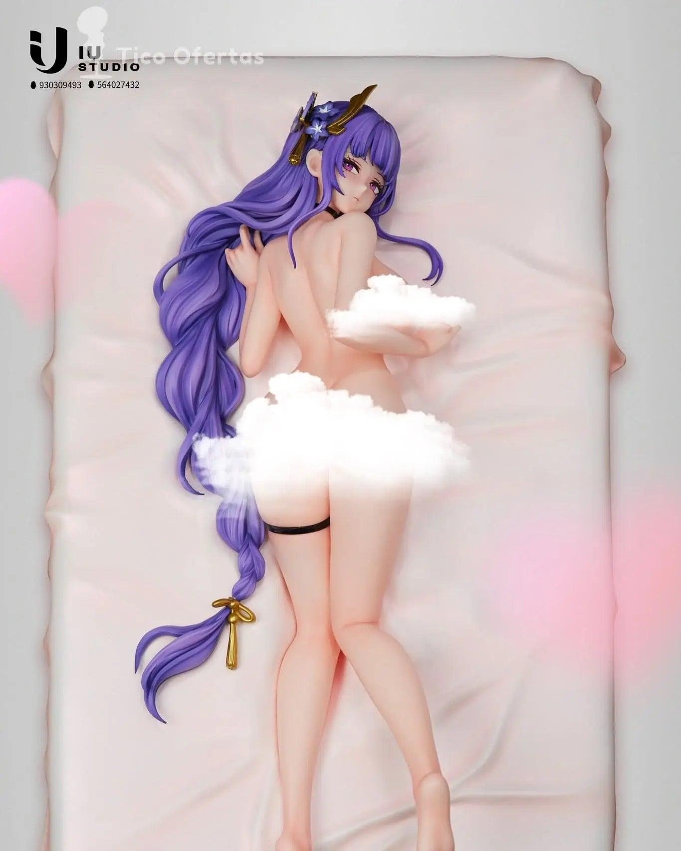 Light Gray Figura Genshin Impact Raiden Shogun IU Studio - Tienda Anime Tico Ofertas