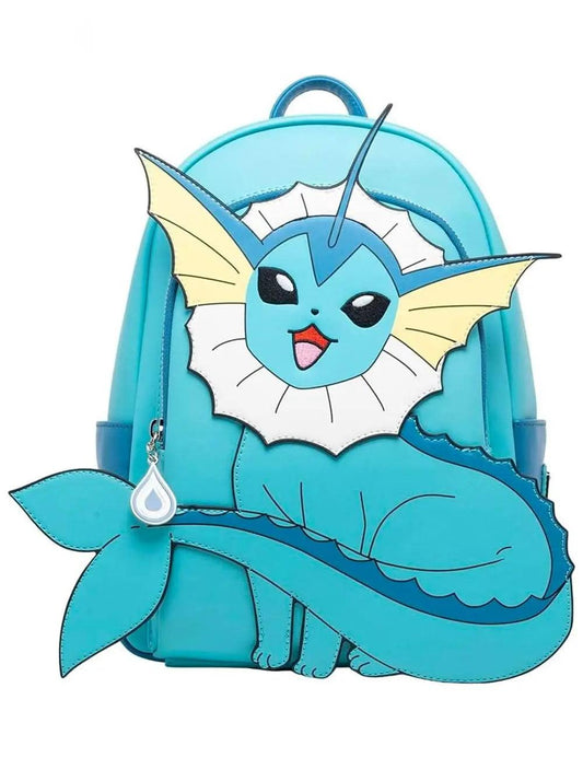 Medium Turquoise Mochila Loungefly de Vaporeon de Pokémon | ¡Ofertas de Cosplay en Costa Rica!