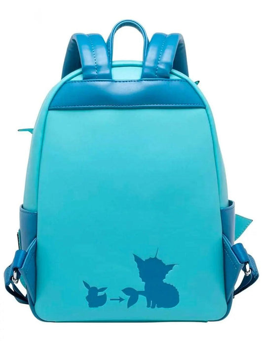 Medium Turquoise Mochila Loungefly de Vaporeon de Pokémon | ¡Ofertas de Cosplay en Costa Rica!