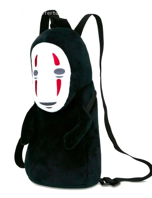 Black Mochila de Anime Roffatide con No Face de