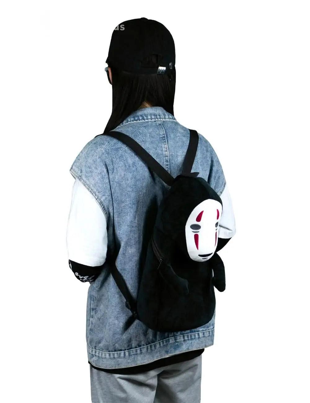 Mochila de Anime Roffatide con No Face de "Spirited Away" | Ofertas en Costa Rica - Tico Ofertas
