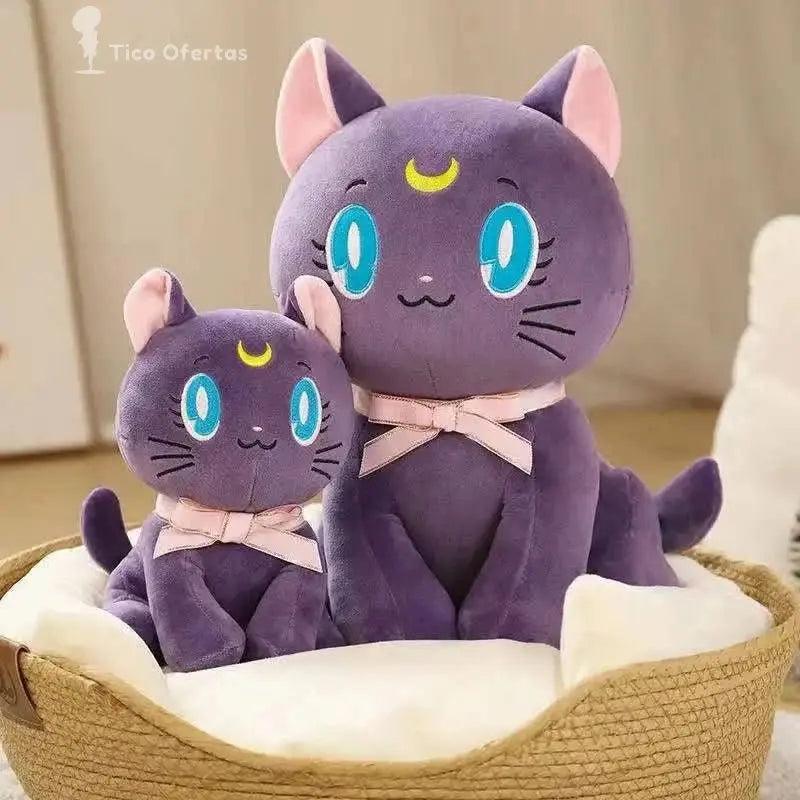 Rosy Brown Muñeco de Peluche 25CM Sailor Moon - Gato Luna y Liebre Luna | Figuras Anime Costa Rica, Juguete Kawaii, Regalo para Decoración del Hogar y Dormitorio