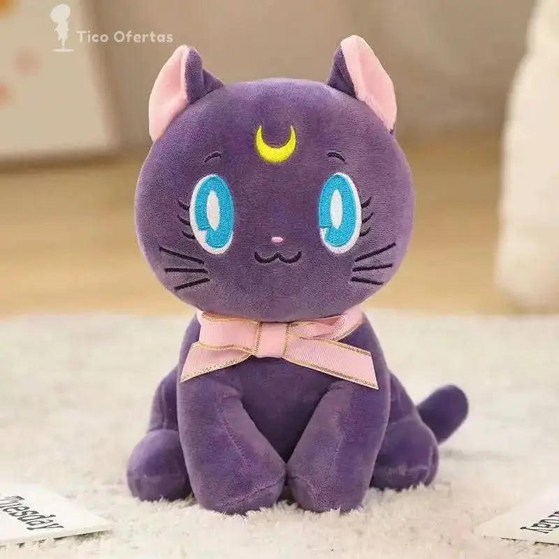 Rosy Brown Muñeco de Peluche 25CM Sailor Moon - Gato Luna y Liebre Luna | Figuras Anime Costa Rica, Juguete Kawaii, Regalo para Decoración del Hogar y Dormitorio