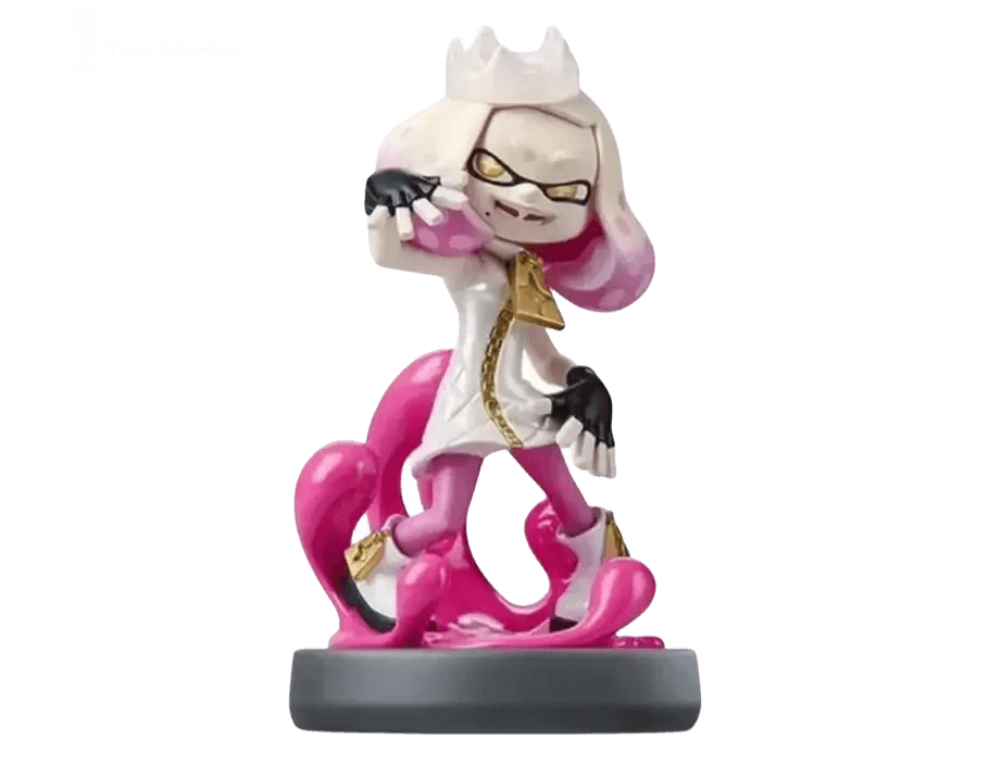 Rosy Brown New 10cm Version Q  Anime Game  Splatoon Squid Niang Amiibo PVC Action Figure Collectible Model Toys Kid Gift