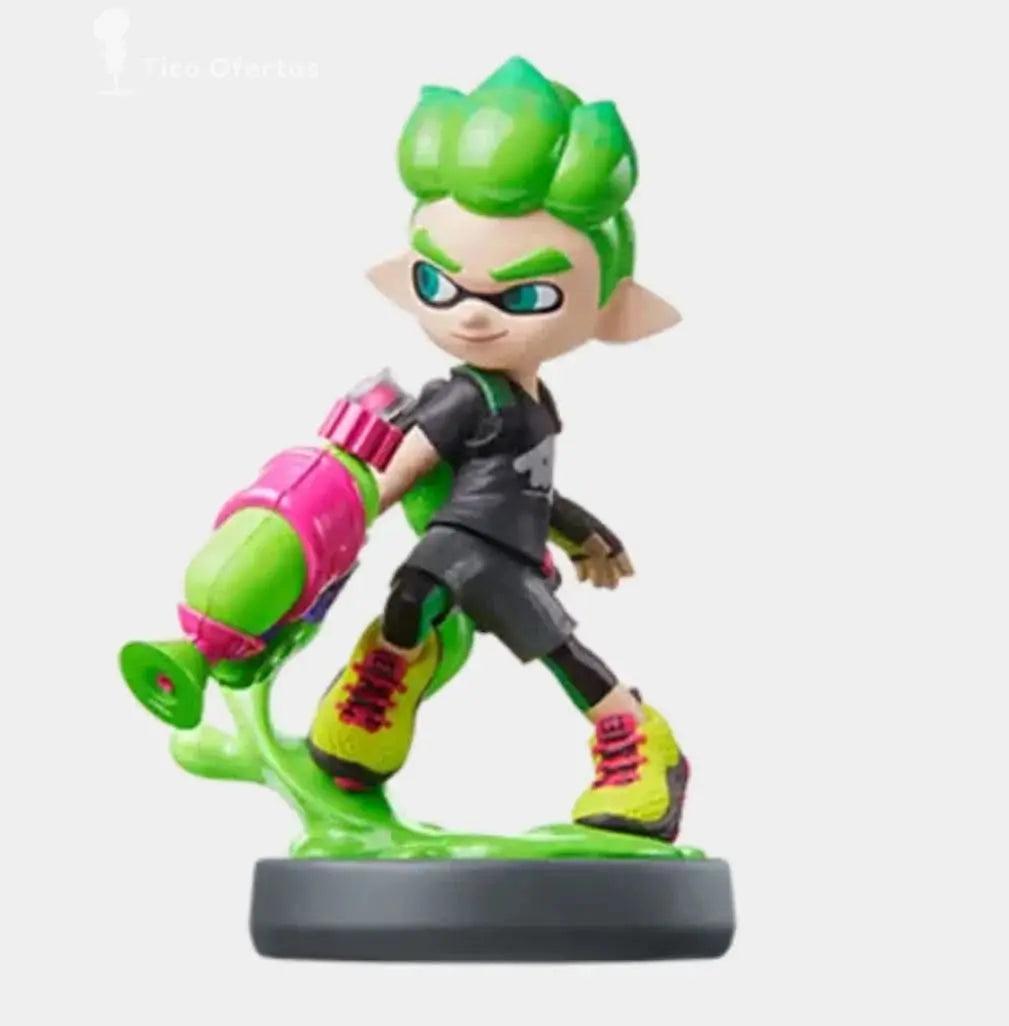 Lavender New 10cm Version Q  Anime Game  Splatoon Squid Niang Amiibo PVC Action Figure Collectible Model Toys Kid Gift