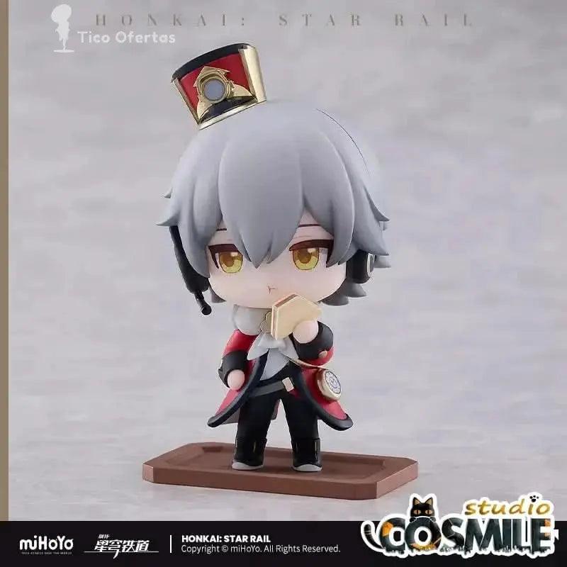 Gray Official Honkai: Star Rail - Trailblazer Stelle & Caelus Tea Party PVC Gasha Figure