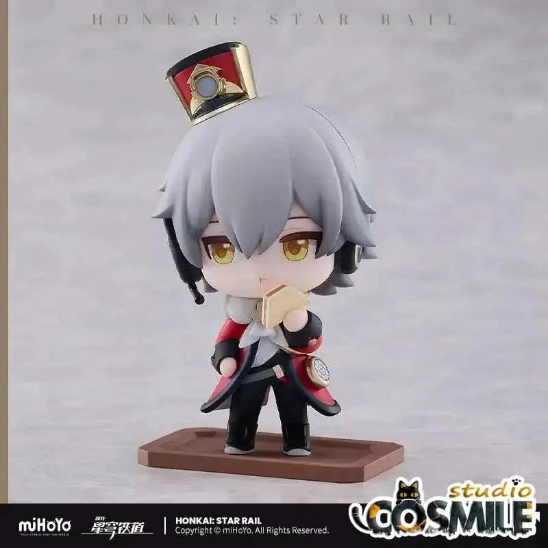 Gray Official Honkai: Star Rail - Trailblazer Stelle & Caelus Tea Party PVC Gasha Figure