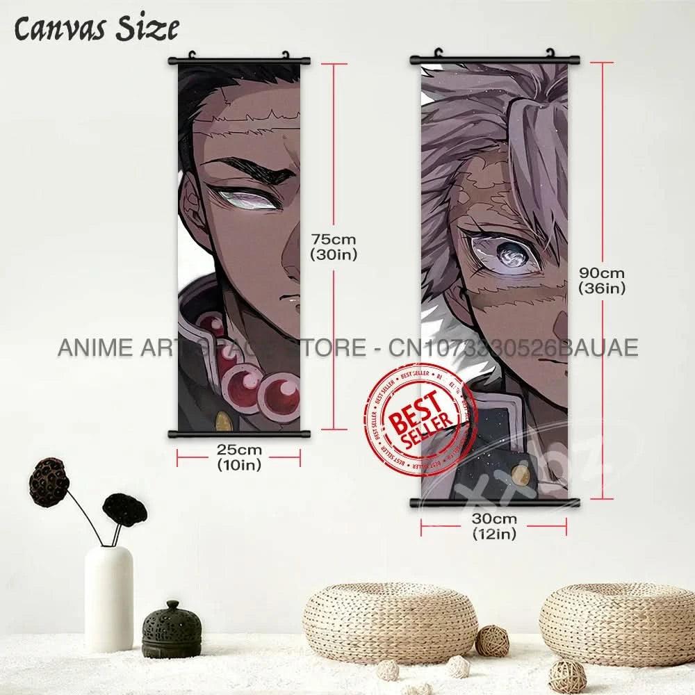 Beige Póster Anime Demon Slayer - Kochou Shinobu en Lienzo Colgante Kawaii | Tienda Anime Costa Rica - Tico Ofertas
