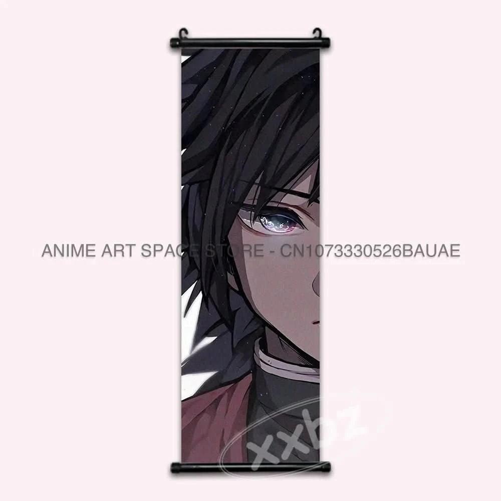 Dark Slate Gray Póster Anime Demon Slayer - Kochou Shinobu en Lienzo Colgante Kawaii | Tienda Anime Costa Rica - Tico Ofertas
