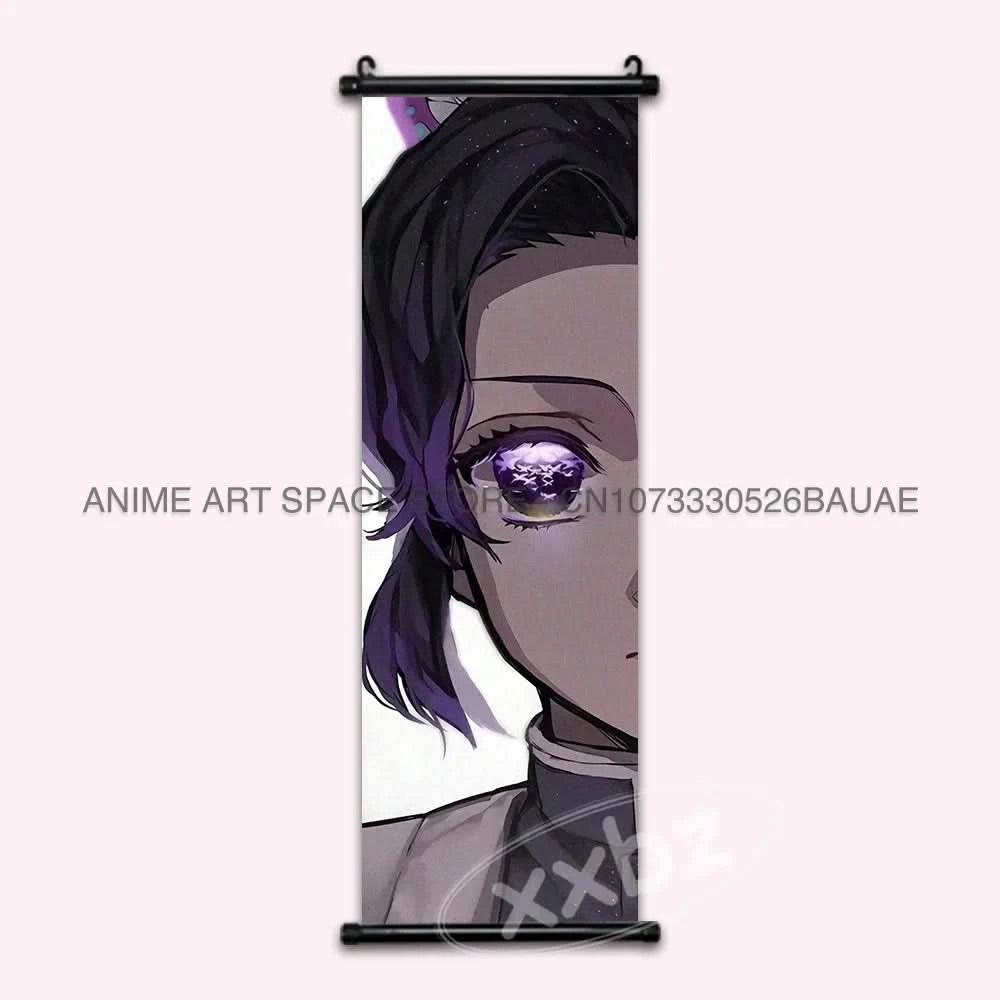 Lavender Blush Póster Anime Demon Slayer - Kochou Shinobu en Lienzo Colgante Kawaii | Tienda Anime Costa Rica - Tico Ofertas