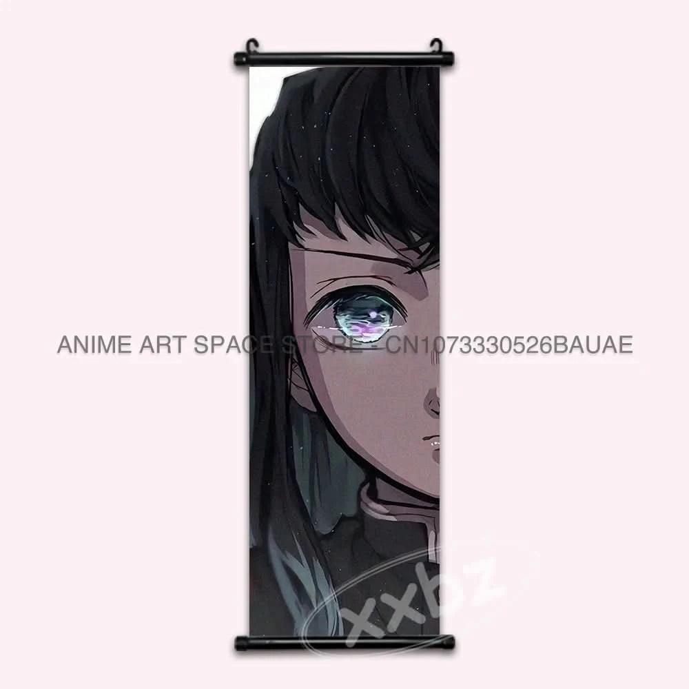 Dark Slate Gray Póster Anime Demon Slayer - Kochou Shinobu en Lienzo Colgante Kawaii | Tienda Anime Costa Rica - Tico Ofertas