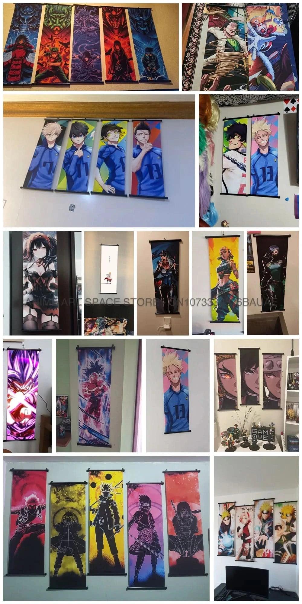 Dark Gray Póster Anime Demon Slayer - Kochou Shinobu en Lienzo Colgante Kawaii | Tienda Anime Costa Rica - Tico Ofertas
