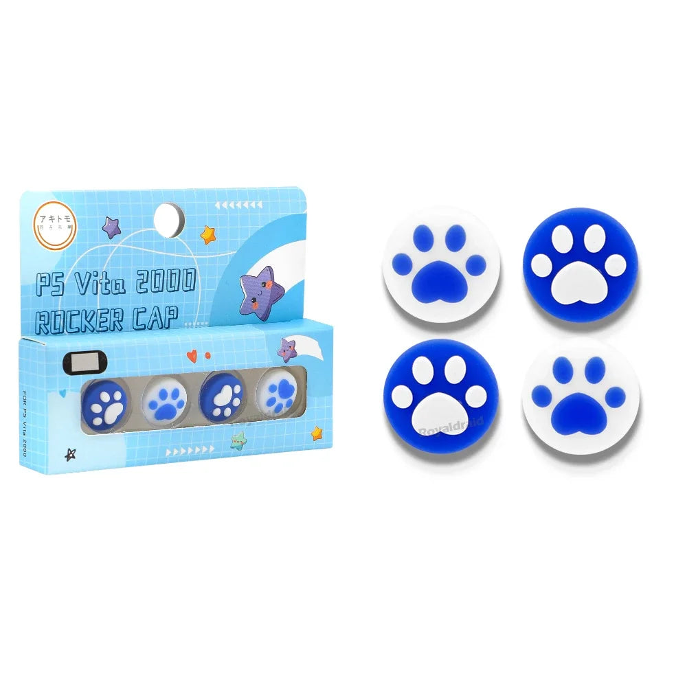 Sky Blue SET DE 2 TAPAS DE SILICONA PARA JOYSTICK PS VITA – MODELOS 1000 / 2000