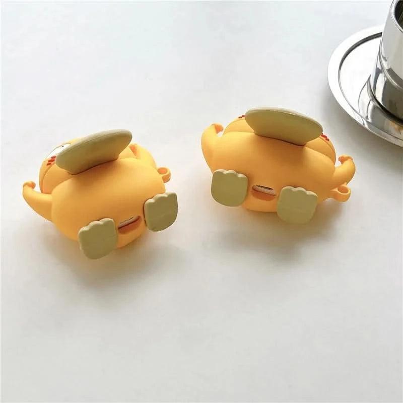 Light Gray Funda Protectora Pokémon para AirPods 1, 2, 3 y Pro - Pikachu | Figuras Anime Costa Rica, Estuche de Auriculares Inalámbricos, Colección y Regalo