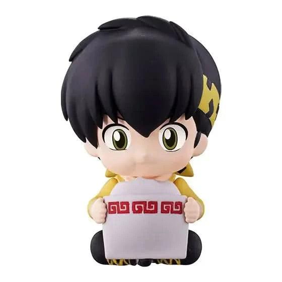 Dark Slate Gray Original BANDAI Ranma 1/2 - Tendou Akane Sitting Squad Gashapon Figure