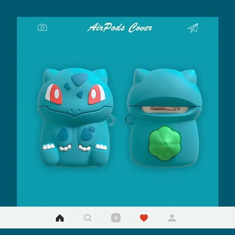 Dark Cyan Funda Protectora Pokémon para AirPods 1, 2, 3 y Pro - Pikachu | Figuras Anime Costa Rica, Estuche de Auriculares Inalámbricos, Colección y Regalo