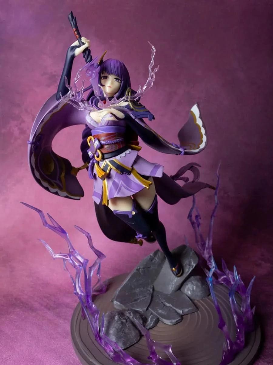 Dark Slate Gray Figura Anime 31CM Genshin Impact - Beelzebul Raiden Shogun GK PVC | Tienda Anime Costa Rica - Tico Ofertas