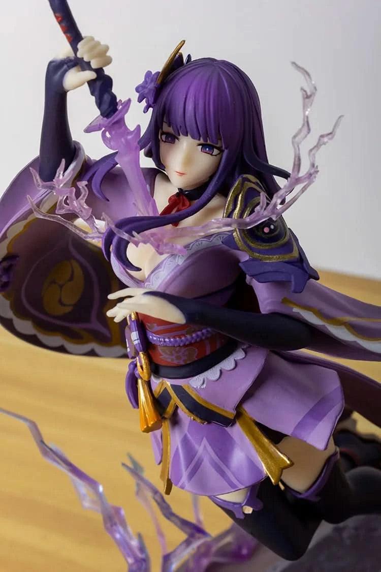 Dark Gray Figura Anime 31CM Genshin Impact - Beelzebul Raiden Shogun GK PVC | Tienda Anime Costa Rica - Tico Ofertas