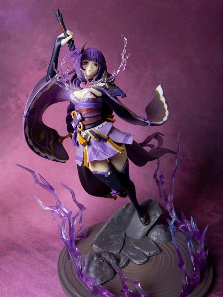 Dark Slate Gray Figura Anime 31CM Genshin Impact - Beelzebul Raiden Shogun GK PVC | Tienda Anime Costa Rica - Tico Ofertas