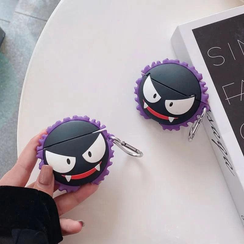 Light Gray Funda Protectora Pokémon para AirPods 1, 2, 3 y Pro - Pikachu | Figuras Anime Costa Rica, Estuche de Auriculares Inalámbricos, Colección y Regalo