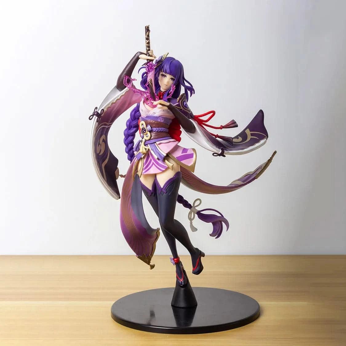 Light Gray Figura Anime 31CM Genshin Impact - Beelzebul Raiden Shogun GK PVC | Tienda Anime Costa Rica - Tico Ofertas