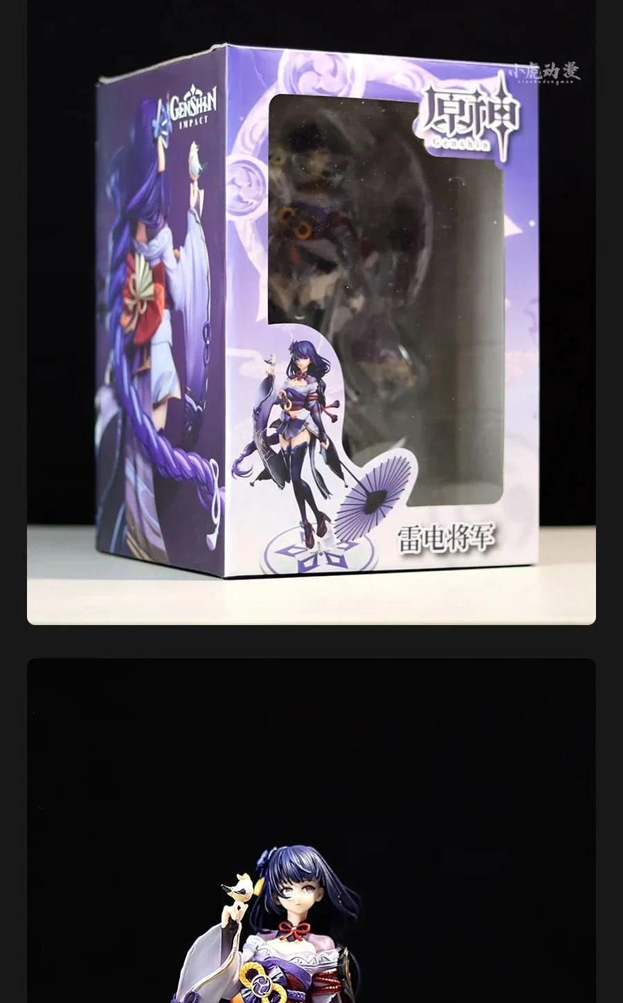 Light Gray Figura Anime 31CM Genshin Impact - Beelzebul Raiden Shogun GK PVC | Tienda Anime Costa Rica - Tico Ofertas