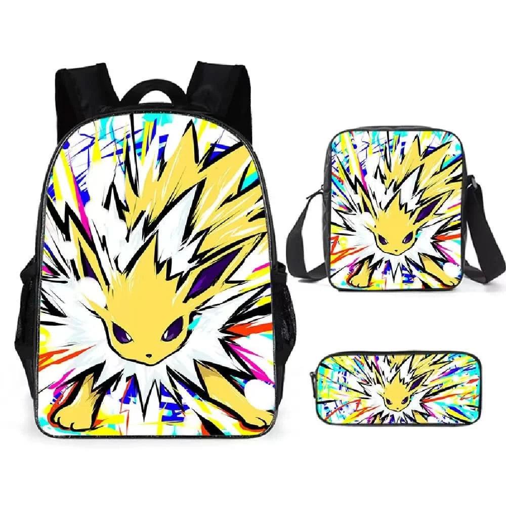 Mochila Escolar Pokémon para Niños - Pikachu Kawaii | Figuras Anime Costa Rica, Bolsa de Almacenamiento Grande para Viaje y Estudiantes, Juguete y Mochila para Niños - Tico Ofertas
