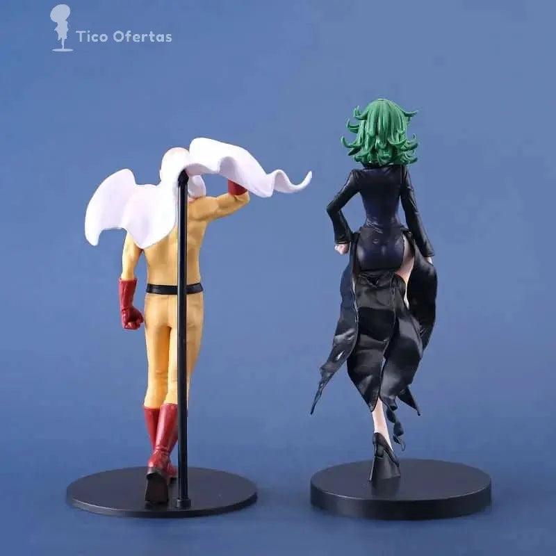 Steel Blue Set de 2 Figuras Anime One Punch Man - Saitama y Genos (20CM, PVC) Tienda anime costa rica