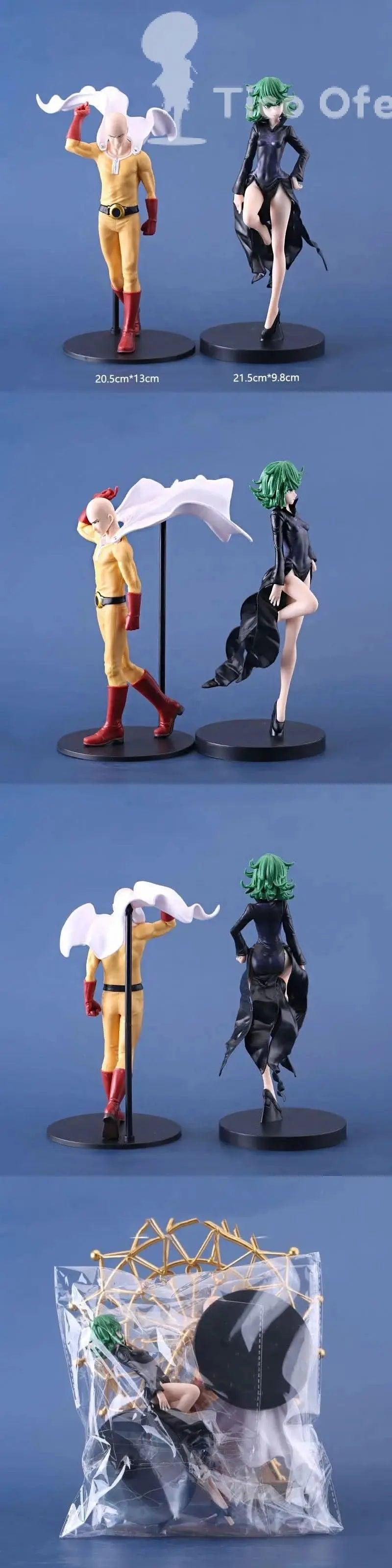 Slate Gray Set de 2 Figuras Anime One Punch Man - Saitama y Genos (20CM, PVC) Tienda anime costa rica