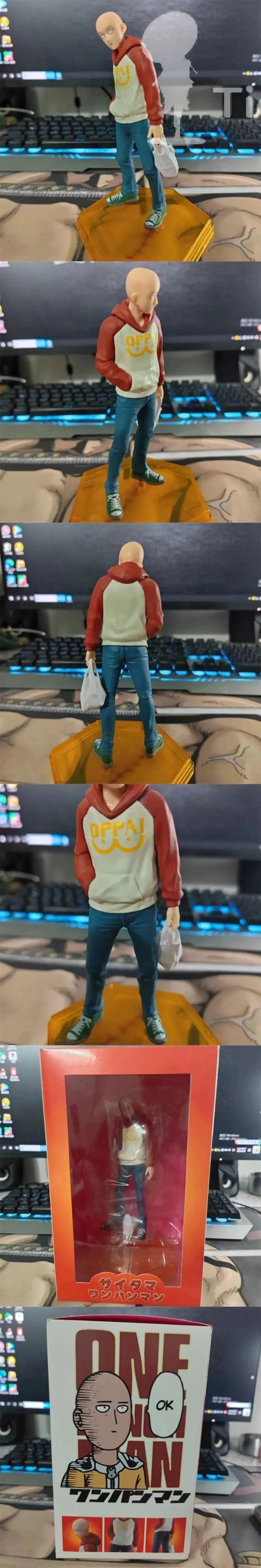 Dark Slate Gray Set de 2 Figuras Anime One Punch Man - Saitama y Genos (20CM, PVC) Tienda anime costa rica