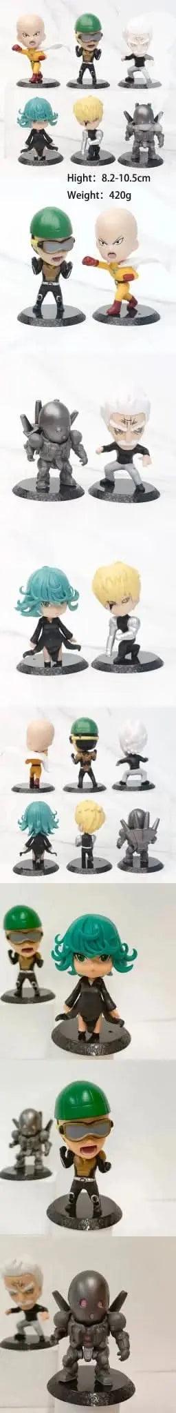 Antique White Set de 2 Figuras Anime One Punch Man - Saitama y Genos (20CM, PVC) Tienda anime costa rica