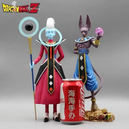 Dark Gray Set de Figuras Dragon Ball Z | Beerus, Champa y Whis | 2PCS PVC | Tico Ofertas Costa Rica
