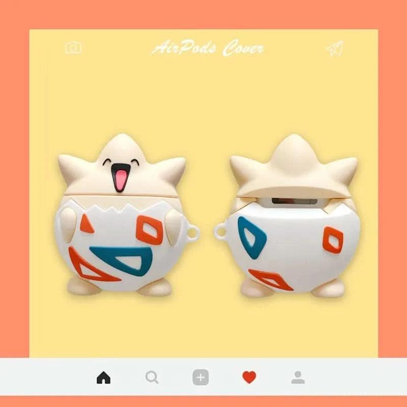 Light Goldenrod Funda Protectora Pokémon para AirPods 1, 2, 3 y Pro - Pikachu | Figuras Anime Costa Rica, Estuche de Auriculares Inalámbricos, Colección y Regalo