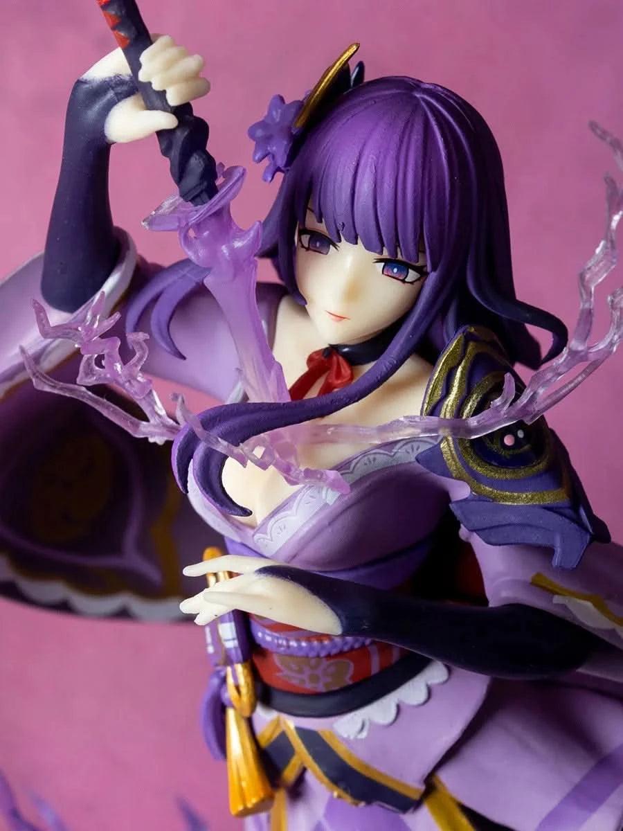 Rosy Brown Figura Anime 31CM Genshin Impact - Beelzebul Raiden Shogun GK PVC | Tienda Anime Costa Rica - Tico Ofertas