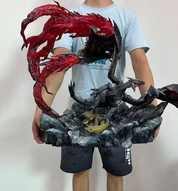 Gray Figura Monster Hunter | Valstrax | Dragon Frontier Studio | Edición LED | Tico Ofertas