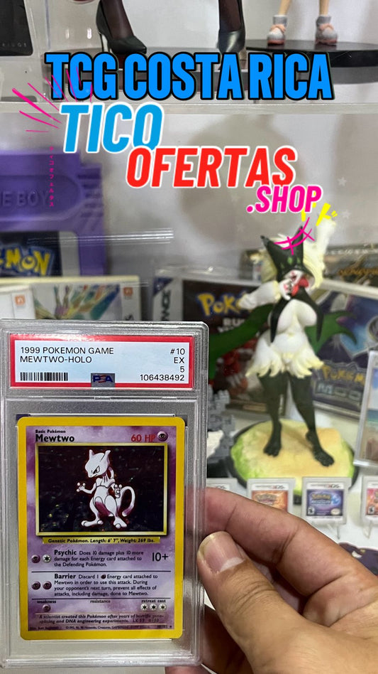 Carta Pokémon Mewtwo Holo 1999 Original – Costa Rica Tico Ofertas