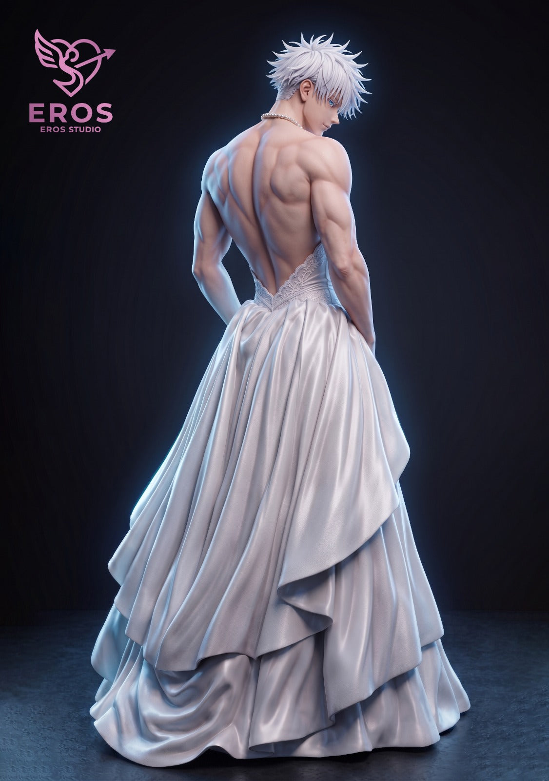 Estatuilla Jujutsu Kaisen | Satoru Gojo Wedding Dress 1/6 GK Statue | Eros Studio | Tienda Anime | Tico Ofertas