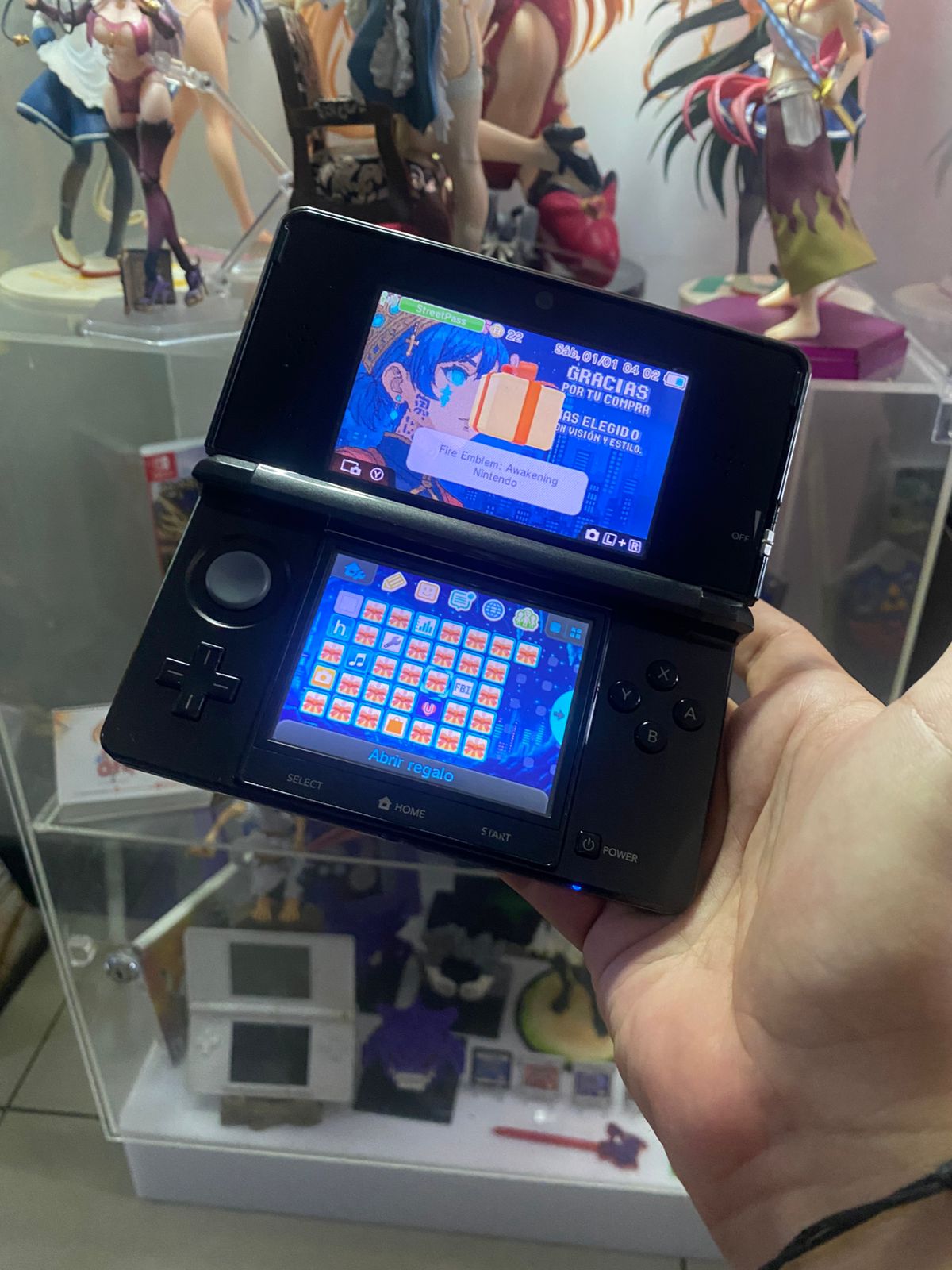 Dark Slate Gray Nintendo 3DS Old Desbloqueada con 64GB y Juegos – Costa Rica