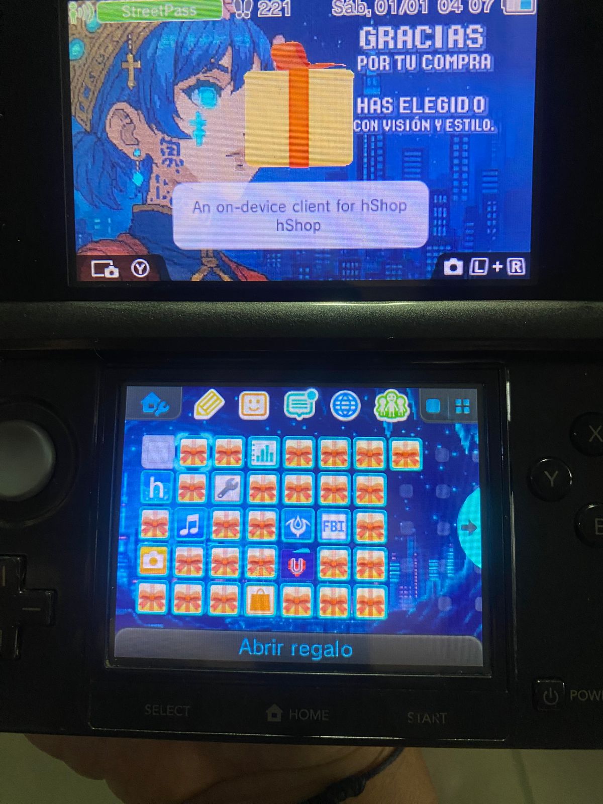 Gray Nintendo 3DS Old Desbloqueada con 64GB y Juegos – Costa Rica