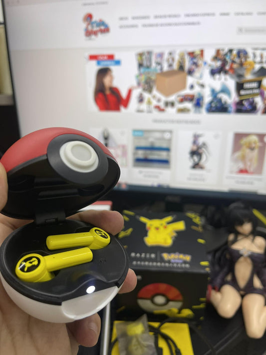 Gray Audifonos Inalámbricos Razer Pokémon Pikachu - Bluetooth TWS con Diseño Pokeball | Tienda Anime Costa Rica - Tico Ofertas