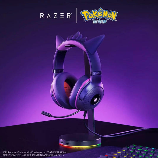 Audifonos con cable Razer x Pokémon Gengar Kraken V3 X - Edición Limitada | Figuras de colección Anime Costa Rica, TODO EN ANIME | Tico ofertas razer