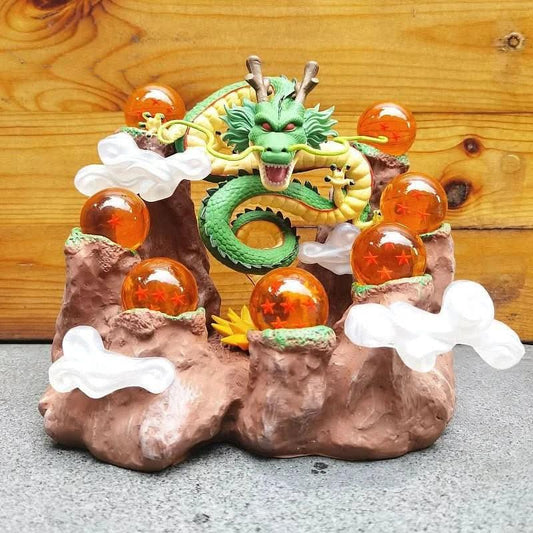 Goldenrod Dragon Ball Z - Figura de Acción Shenlong | Figuras Anime DBZ, Super Saiyan, Estatua GK de Colección, Modelo y Regalo